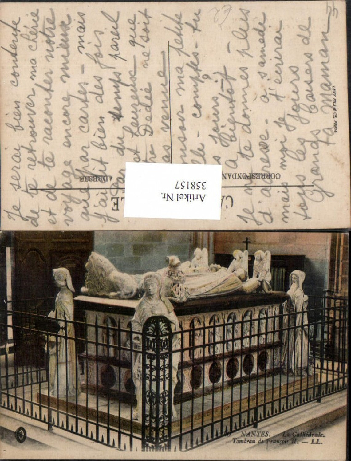 358157,Pays de la Loire Loire-Atlantique Nantes La Cathedrale Tombeau de Francois II Grabmal