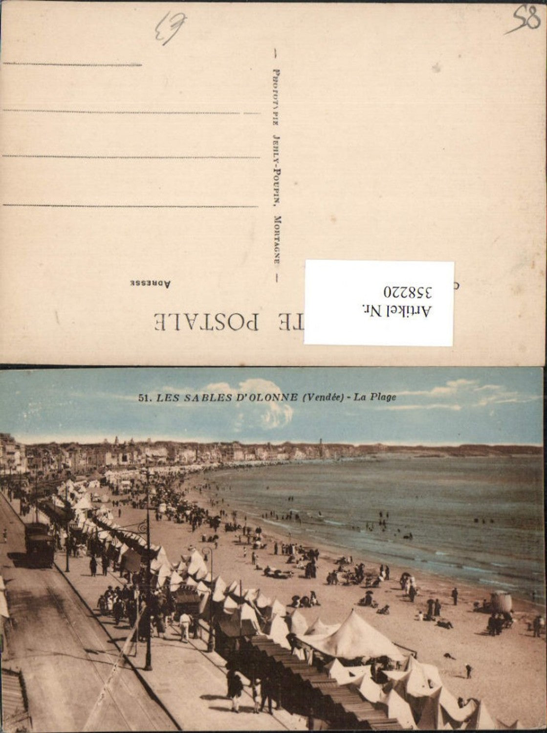 358220,Pays de la Loire Vendee Les Sables d'Olonne La Plage Strand Strandleben