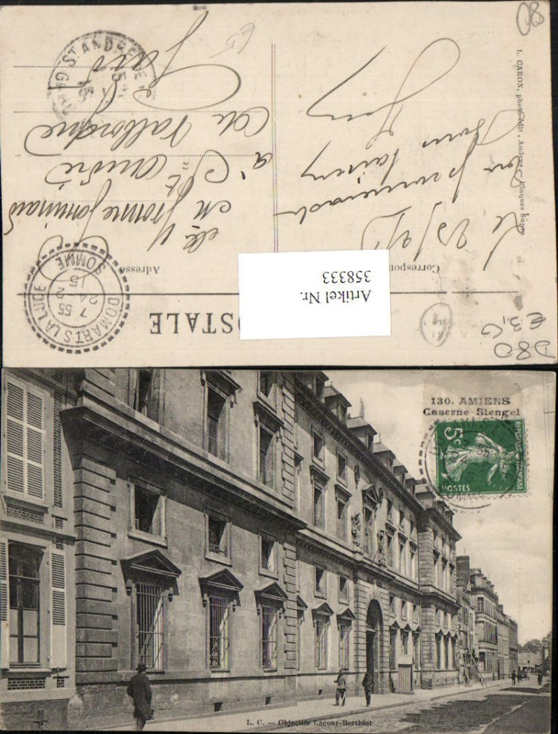 358333,Picardie Somme Amiens Caserne Stengel Kaserne