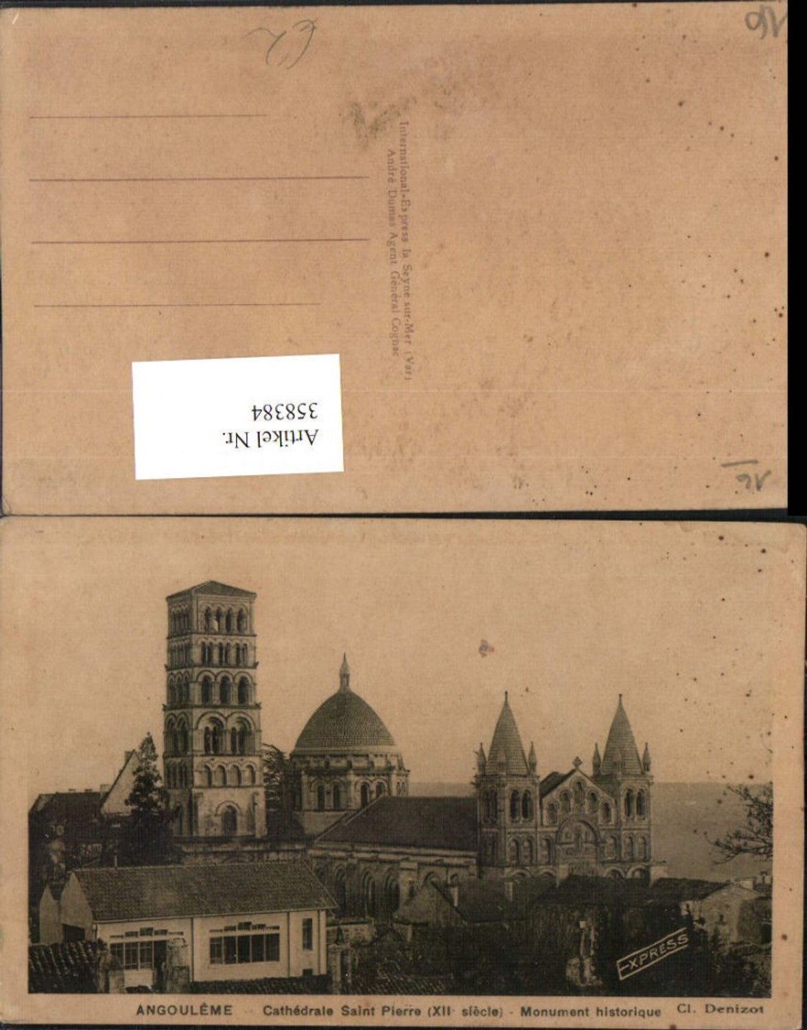 358384,Poitou-Charentes Charente Angouleme Cathedrale Saint Pierre Kirche