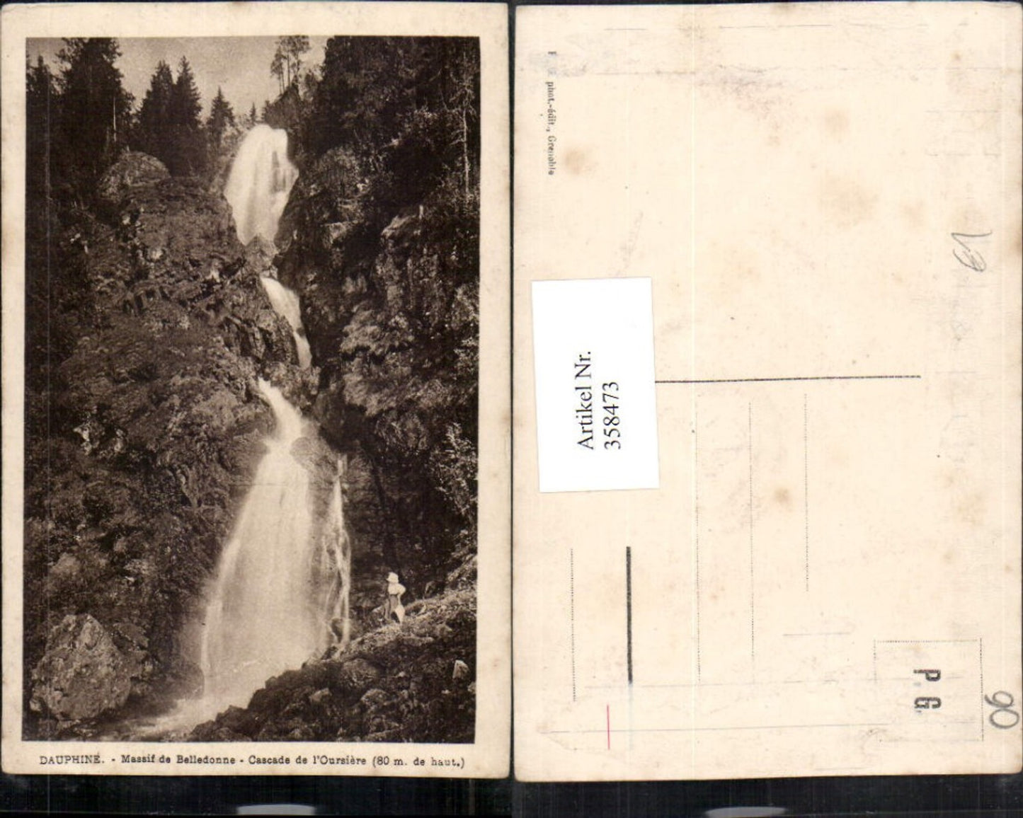 358473,Provence-Alpes-Cote-Azur Alpes-Maritimes Dauphine Belledonne Cascade Oursiere Wasserfall