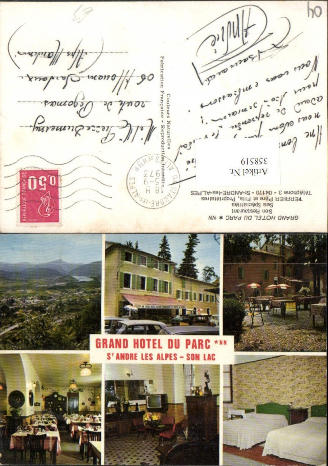 358519,Provence-Alpes-Cote-Azur Prov.  St-Andre-les-Alpes Grand Hotel du Parc