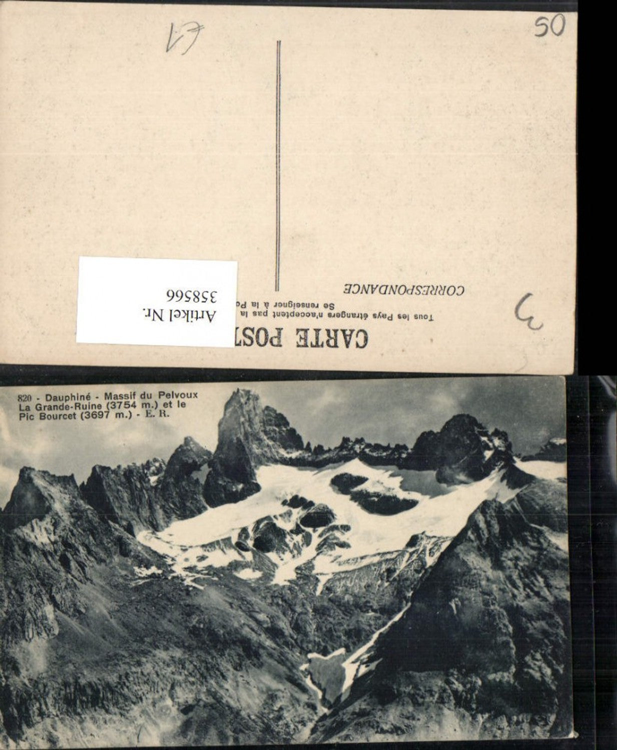 358566,Provence-Alpes-Cote-Azur Hautes-Alpes Dauphine Massif du Pelvous Grande Ruine Bergkulisse