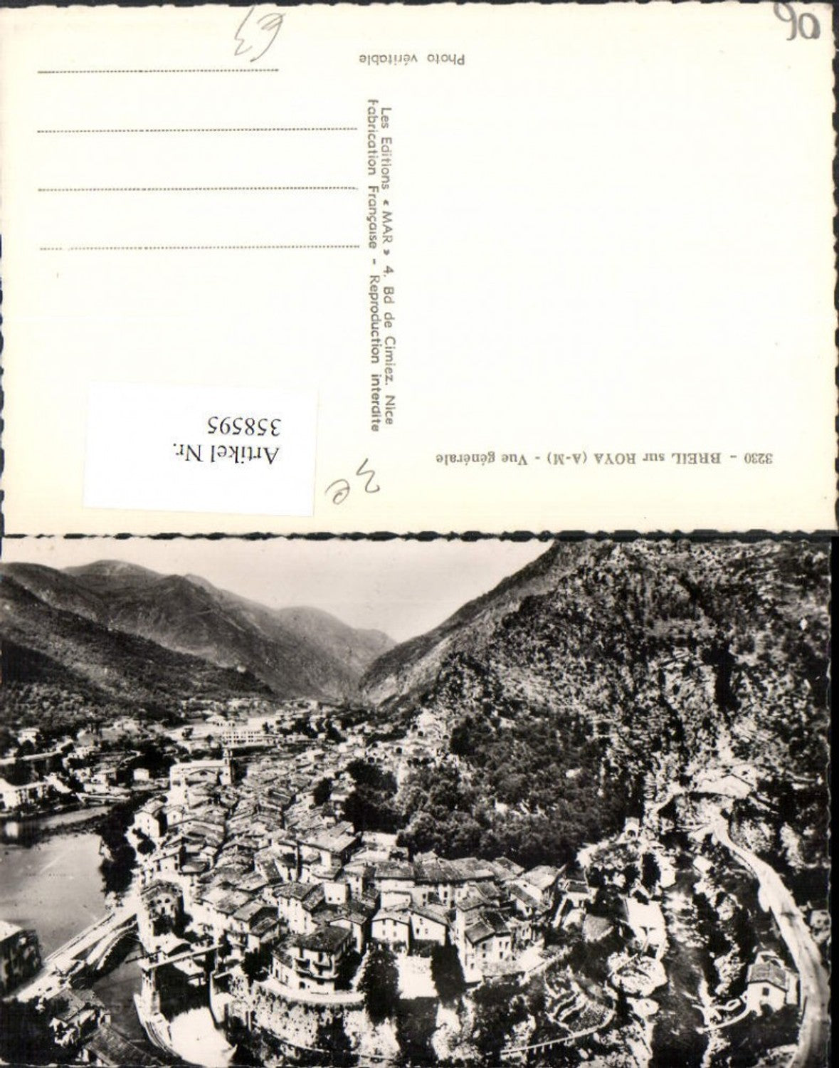 358595,Provence-Alpes-Cote-Azur Alpes-Maritimes Breil sur Roya Vue generale Totale