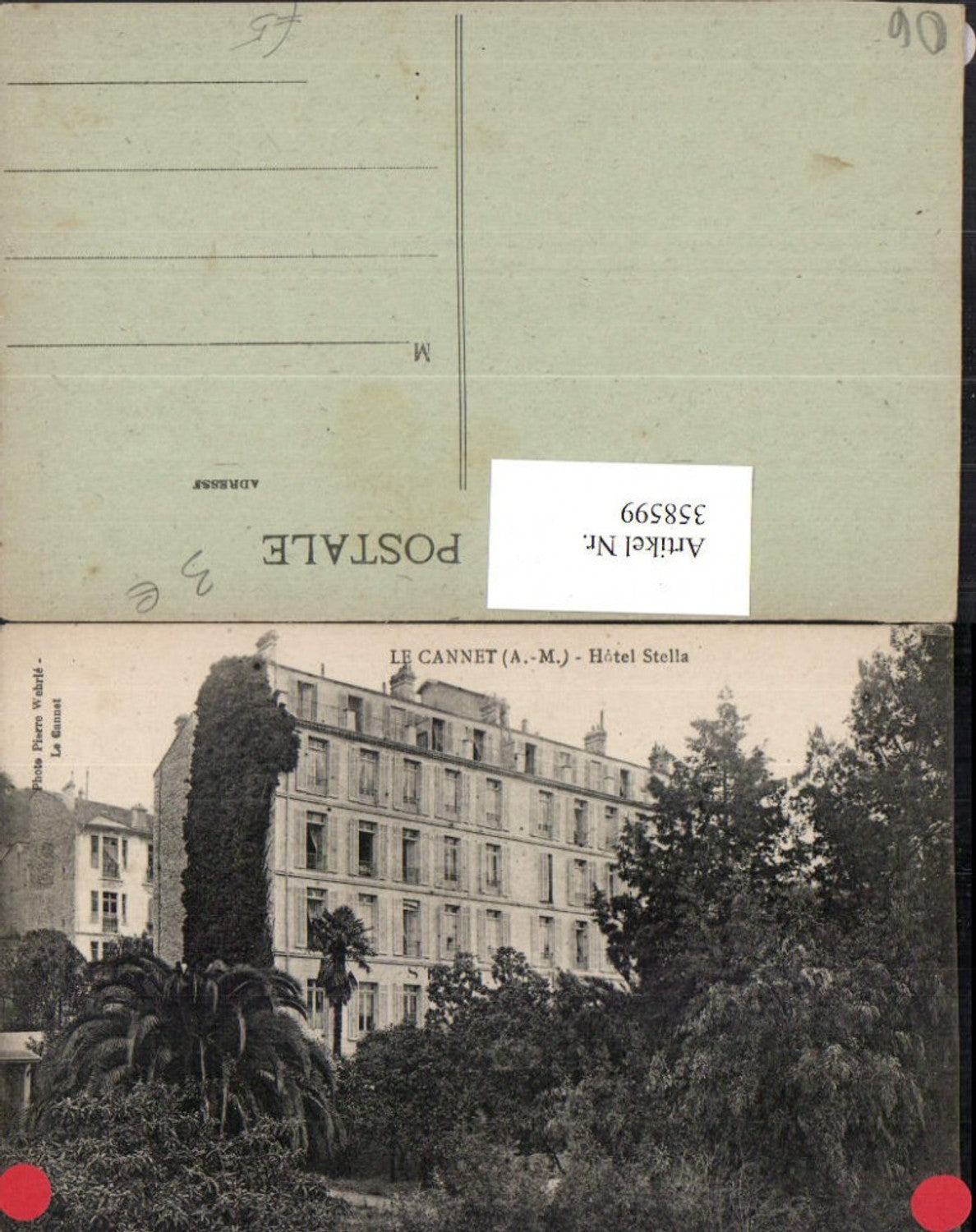 358599,Provence-Alpes-Cote-Azur Alpes-Maritimes Le Cannet Hotel Stella