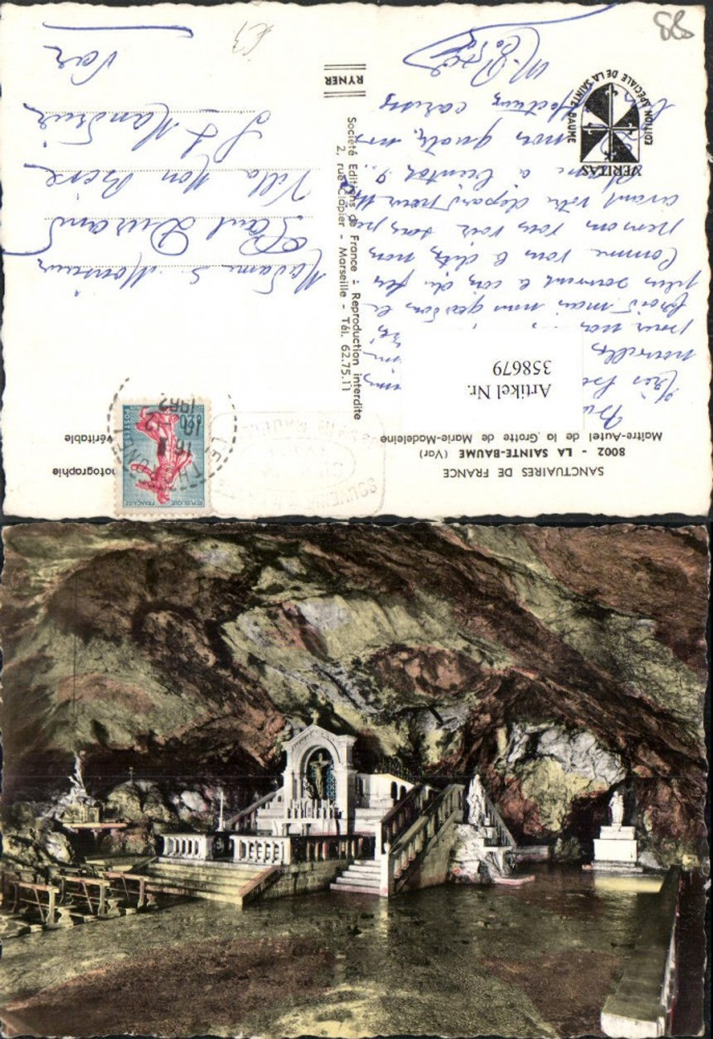 358679,Provence-Alpes-Cote-Azur Var La Sainte-Baume Maitre-Autel de la Grotte Marie-Madeleine