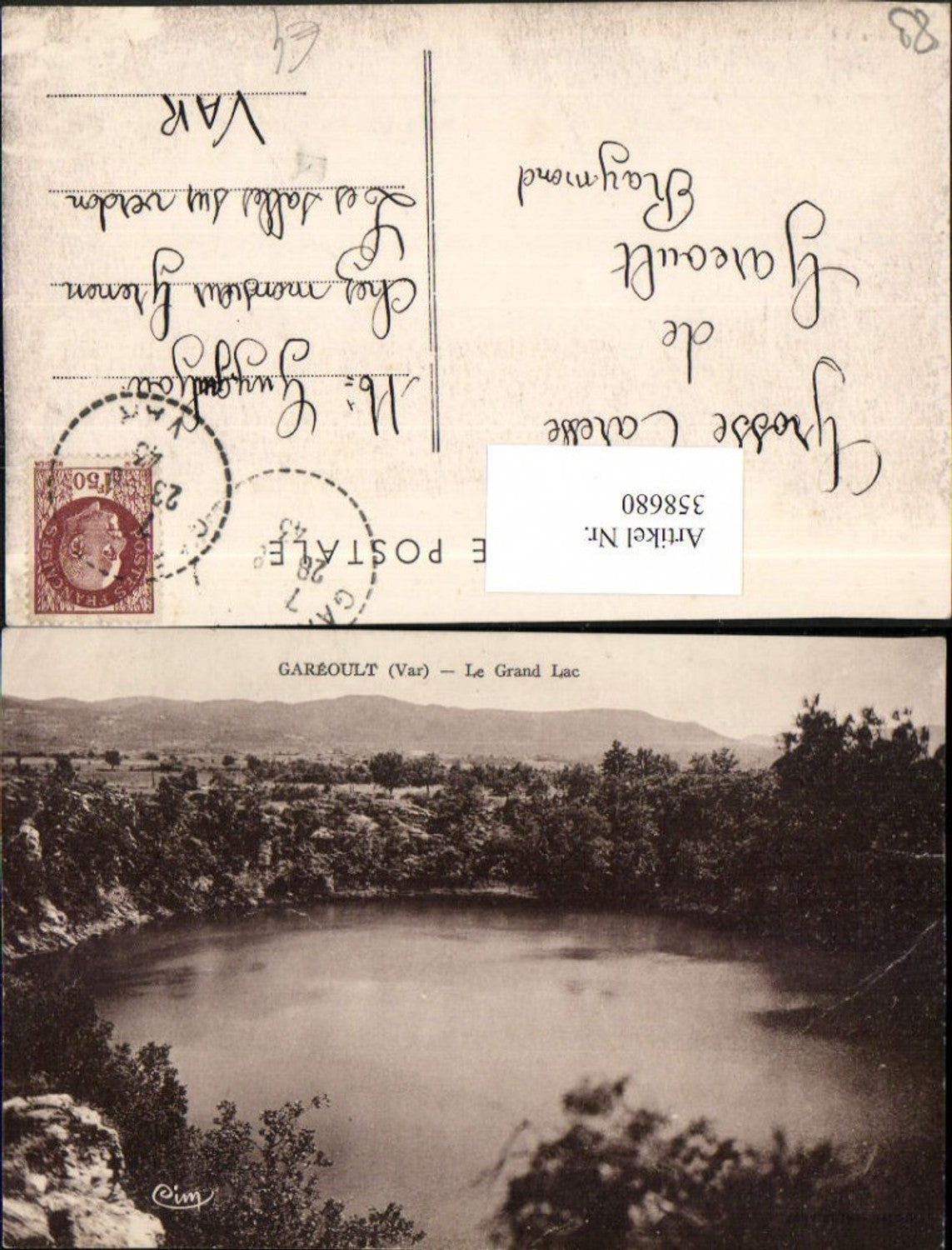 358680,Provence-Alpes-Cote-Azur Var Gareoult Le Grand Lac See