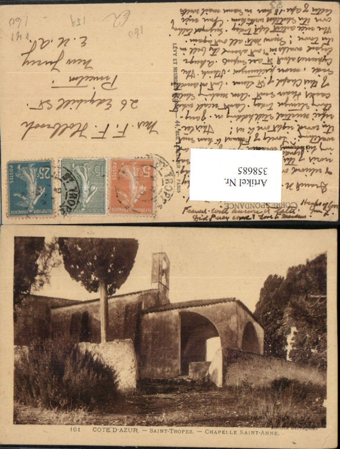 358685,Provence-Alpes-Cote-Azur Var Saint-Tropez Chapelle Saint-Anne Kapelle
