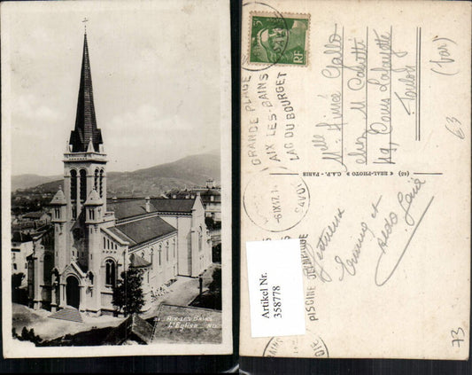 358778,Rhone-Alpes Savoie Aix-les-Bains L'Eglise Kirche