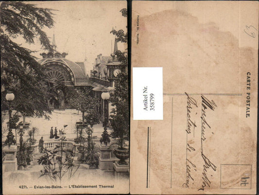 358799,Rhone-Alpes Haute-Savoie Evian-les-Bains L'Etablissement Thermal