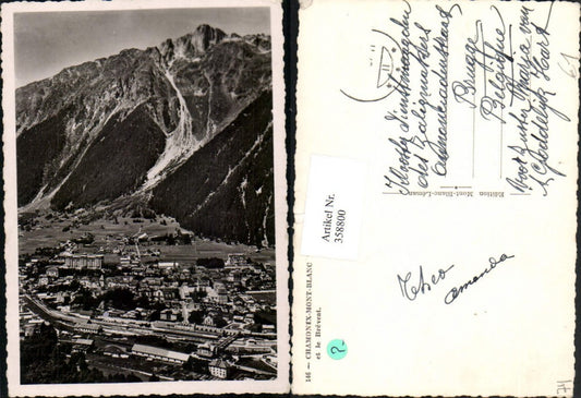 358800,Rhone-Alpes Haute-Savoie Chamonix-Mont-Blanc et le Brevent Totale Bergkulisse