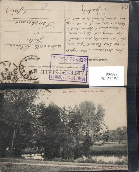 358808,Rhone-Alpes Ain Bourg Chateau de Fleyrait L'Ile Insel