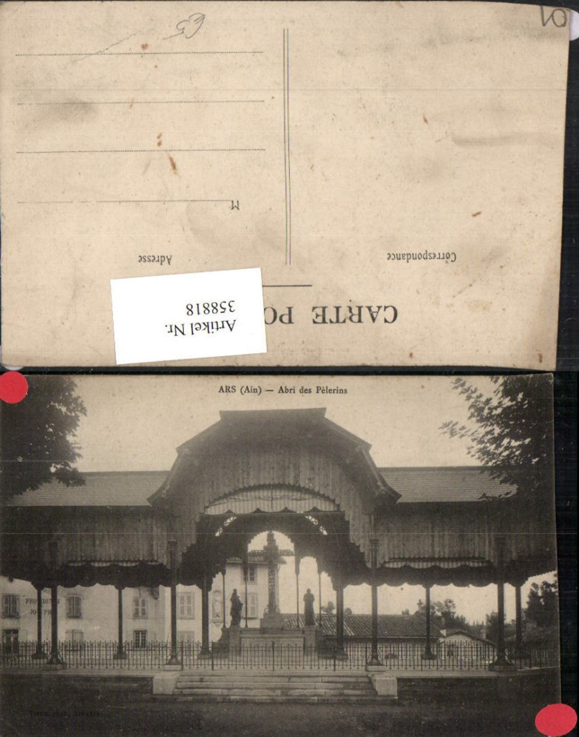 358818,Rhone-Alpes Ain Ars Abri des Pelerins Pavillon