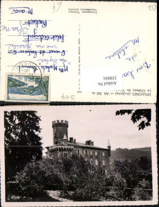 358841,Rhone-Alpes Ardeche Desaignes Le Chateau du Verger Schloss