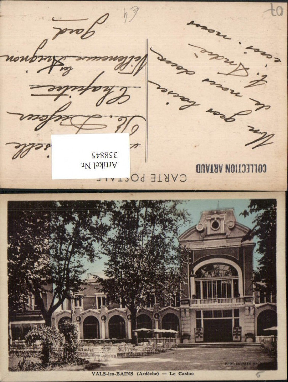 358845,Rhone-Alpes Ardeche Vals-les-Bains Le Casino