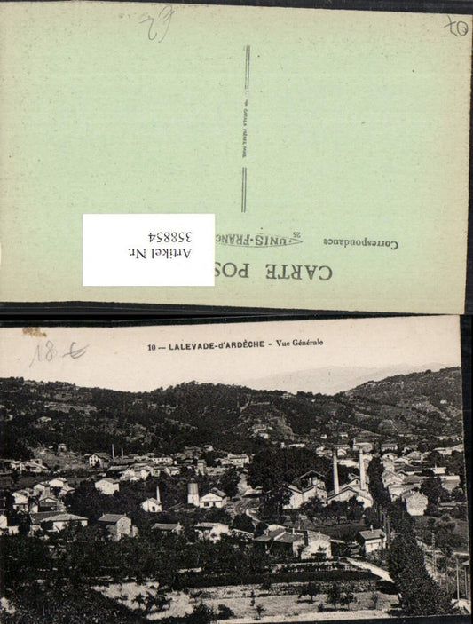 358854,Rhone-Alpes Ardeche Lalevade-d'Ardeche Vue Generale Totale