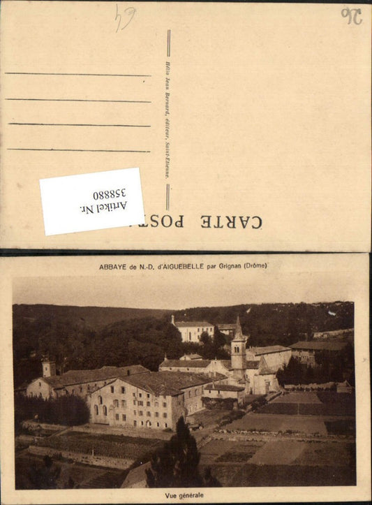 358880,Rhone-Alpes Drome Abbaye de Notre-Dame Aiguebelle par Grignan Vue generale Kloster