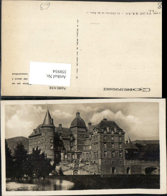 358934,Rhone-Alpes Isere Vizille Le Chateau vu du Parc Schloss