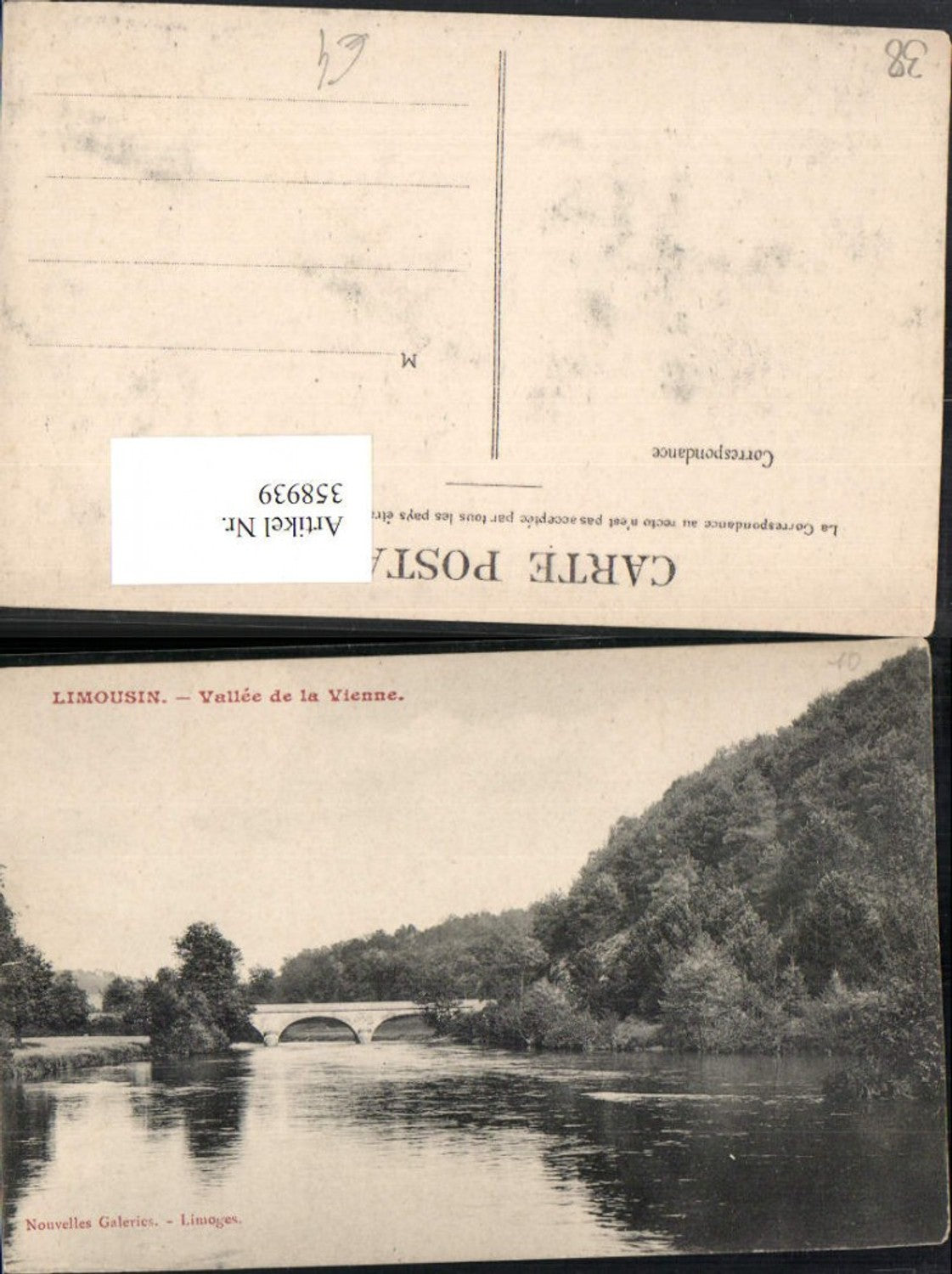 358939,Limousin Haute-Vienne Vallee de la vienne Brücke
