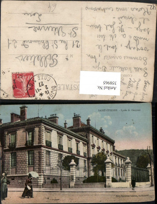 358965,Rhone-Alpes Loire Saint-Etienne Lycee de Garcons Gebäude