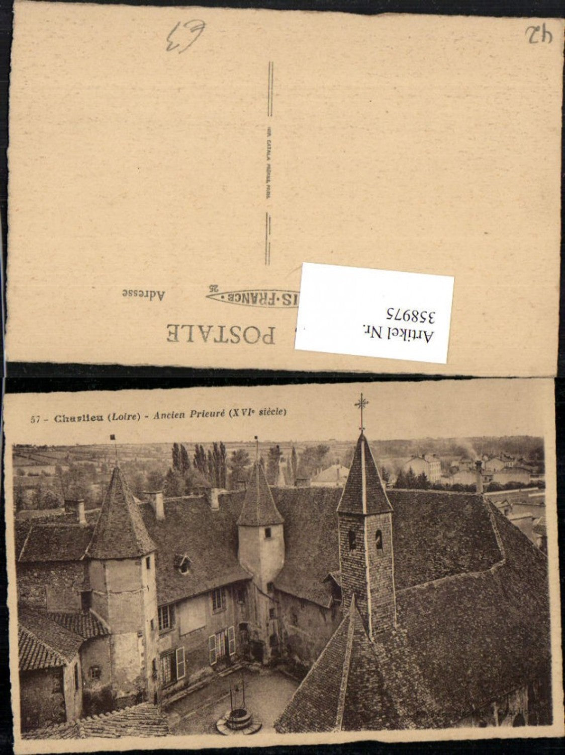 358975,Rhone-Alpes Loire Charlieu Ancien Prieure Abtei