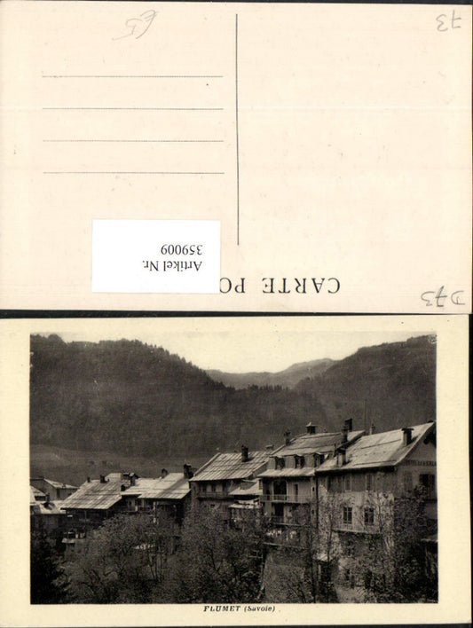 359009,Rhone-Alpes Savoie Flumet Teilansicht Hotel