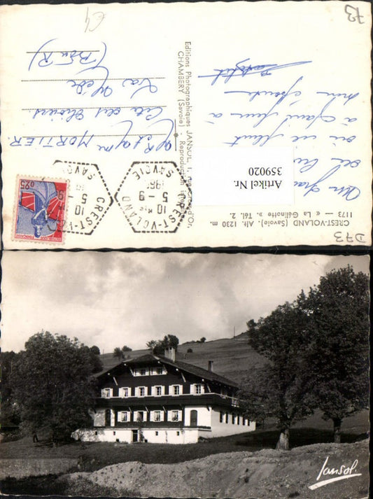 359020,Rhone-Alpes Savoie Crest-Voland La Gelinotte Haus