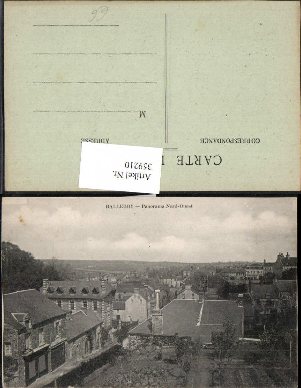359210,Champagne-Ardenne Marne Balleroy Panorama Teilansicht