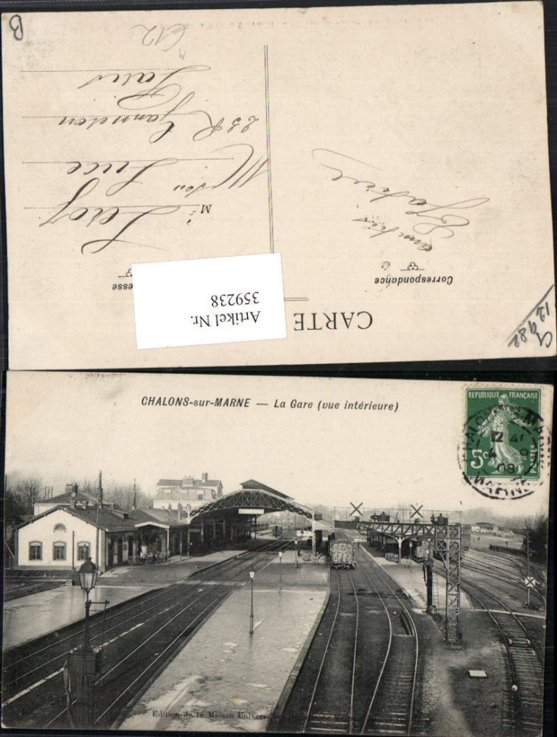 359238,Champagne-Ardenne Marne Chalons-sur-Marne La Gare Bahnhof