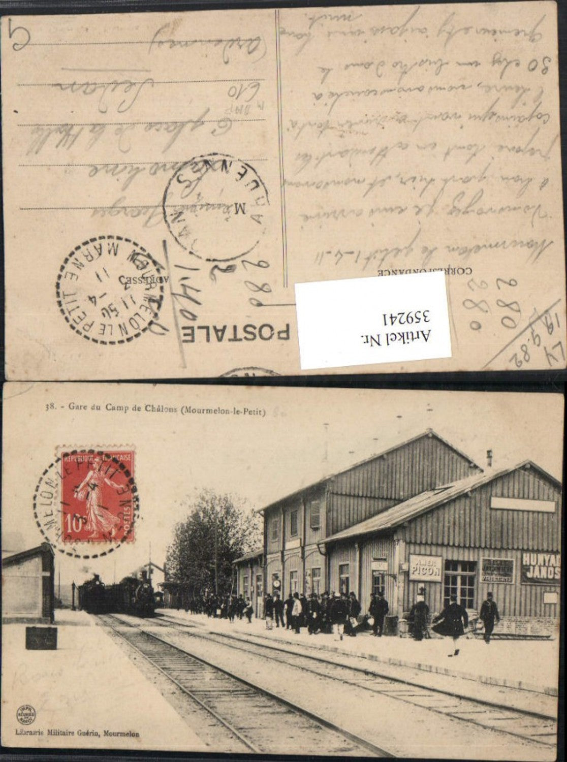 359241,Champagne-Ardenne Marne Gare du Camp de Chalons Militärbahnhof Bahnhof