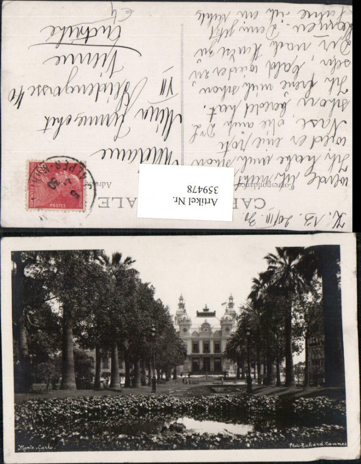 Alte Ansichtskarte – Old Postcard