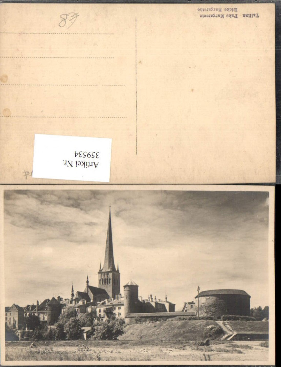 359534,Estonia Estland Tallinn Paks Margareete Dicke Margarethe Teilansicht Kirche