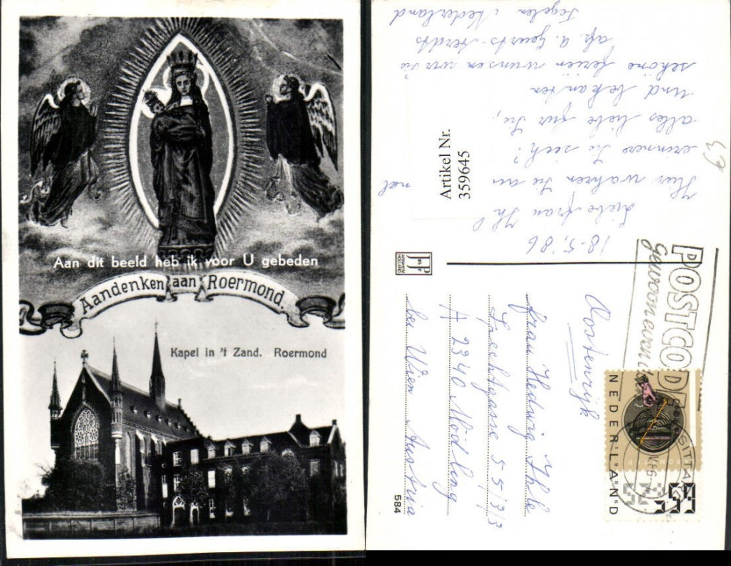 Alte Ansichtskarte – Old Postcard