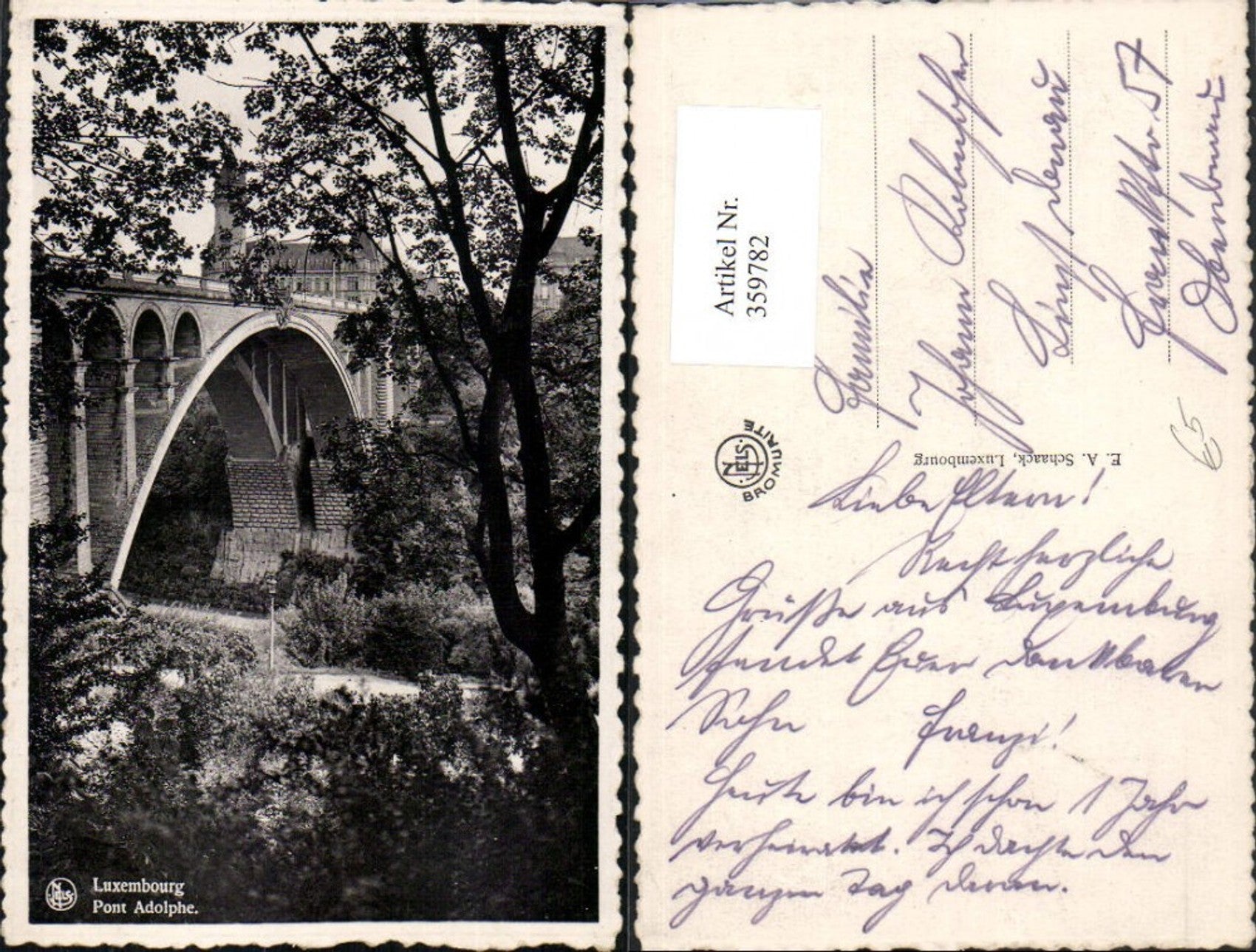 Alte Ansichtskarte – Old Postcard