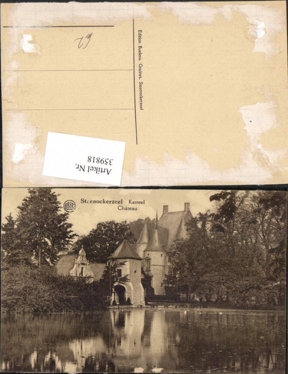 359818,Belgium Steenockerzeel Chateau Schloss