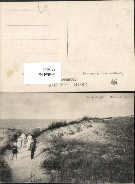 359834,Belgium Blankenberghe Dans les Dunes Düne