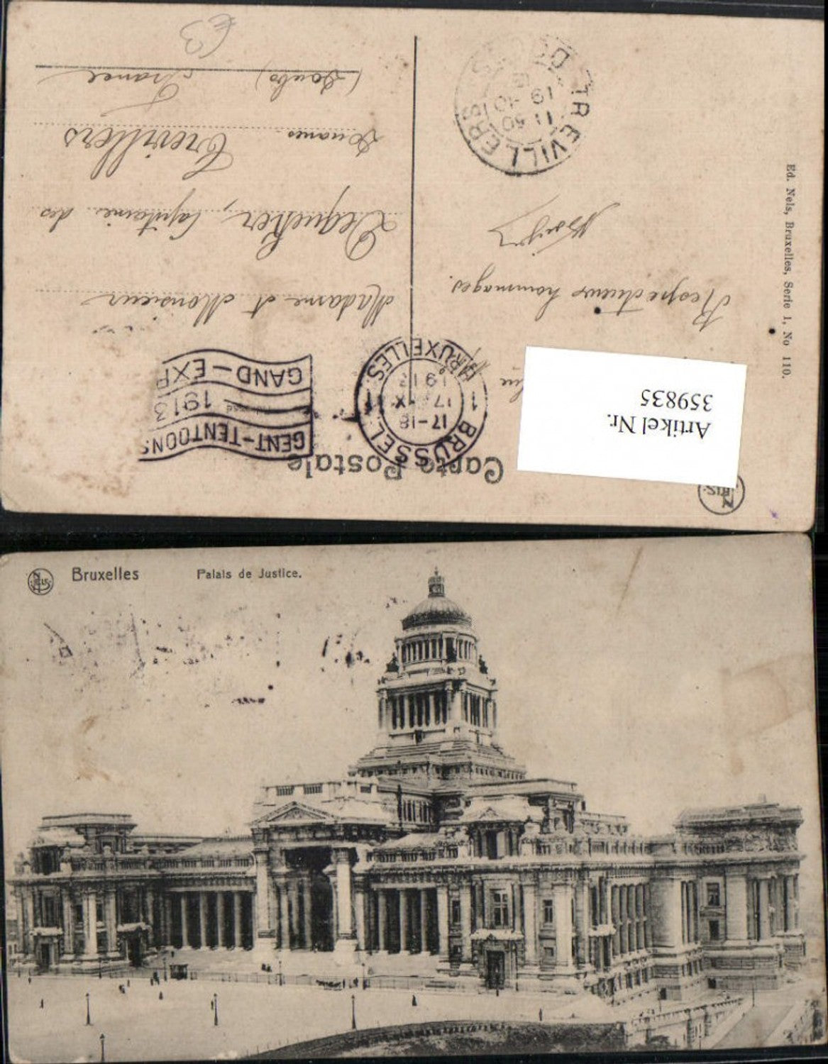 359835,Belgium Bruxelles Brüssel Palais de Justice Justizpalast