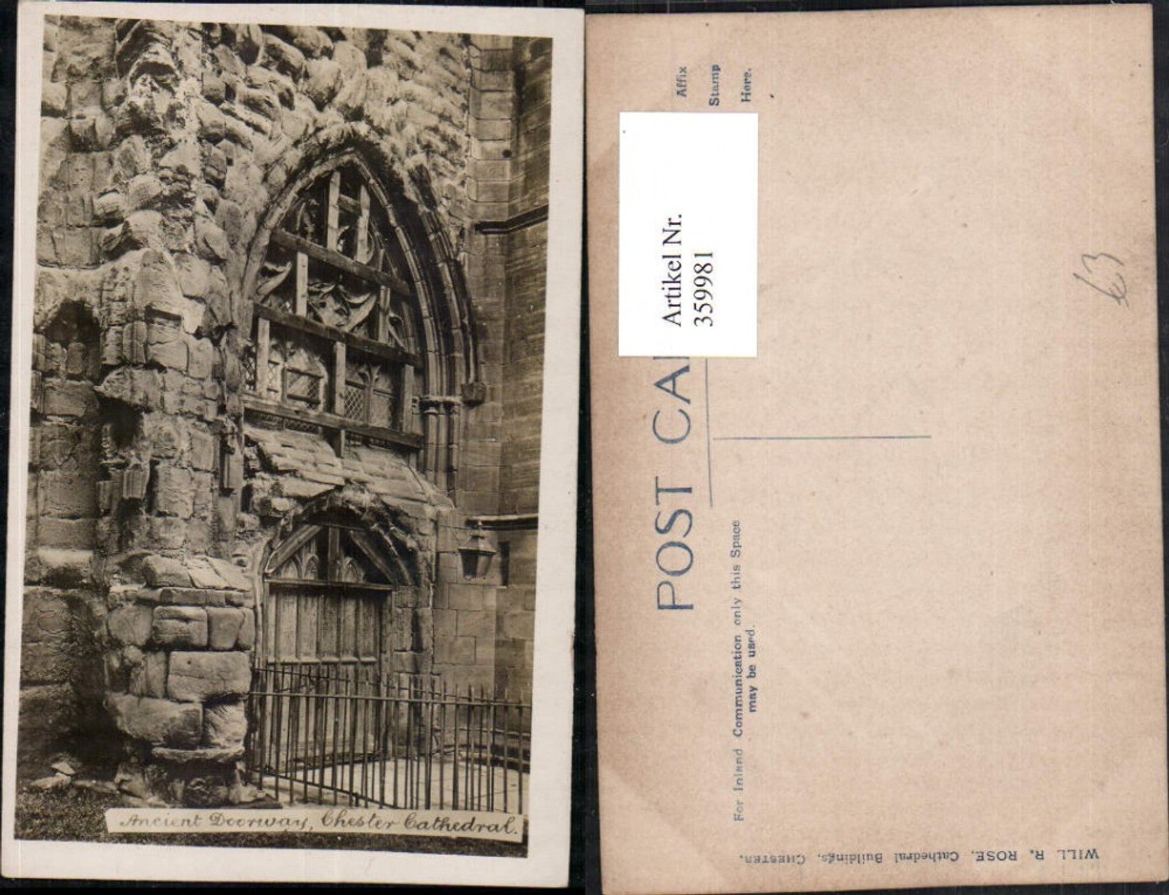 Alte Ansichtskarte – Old Postcard