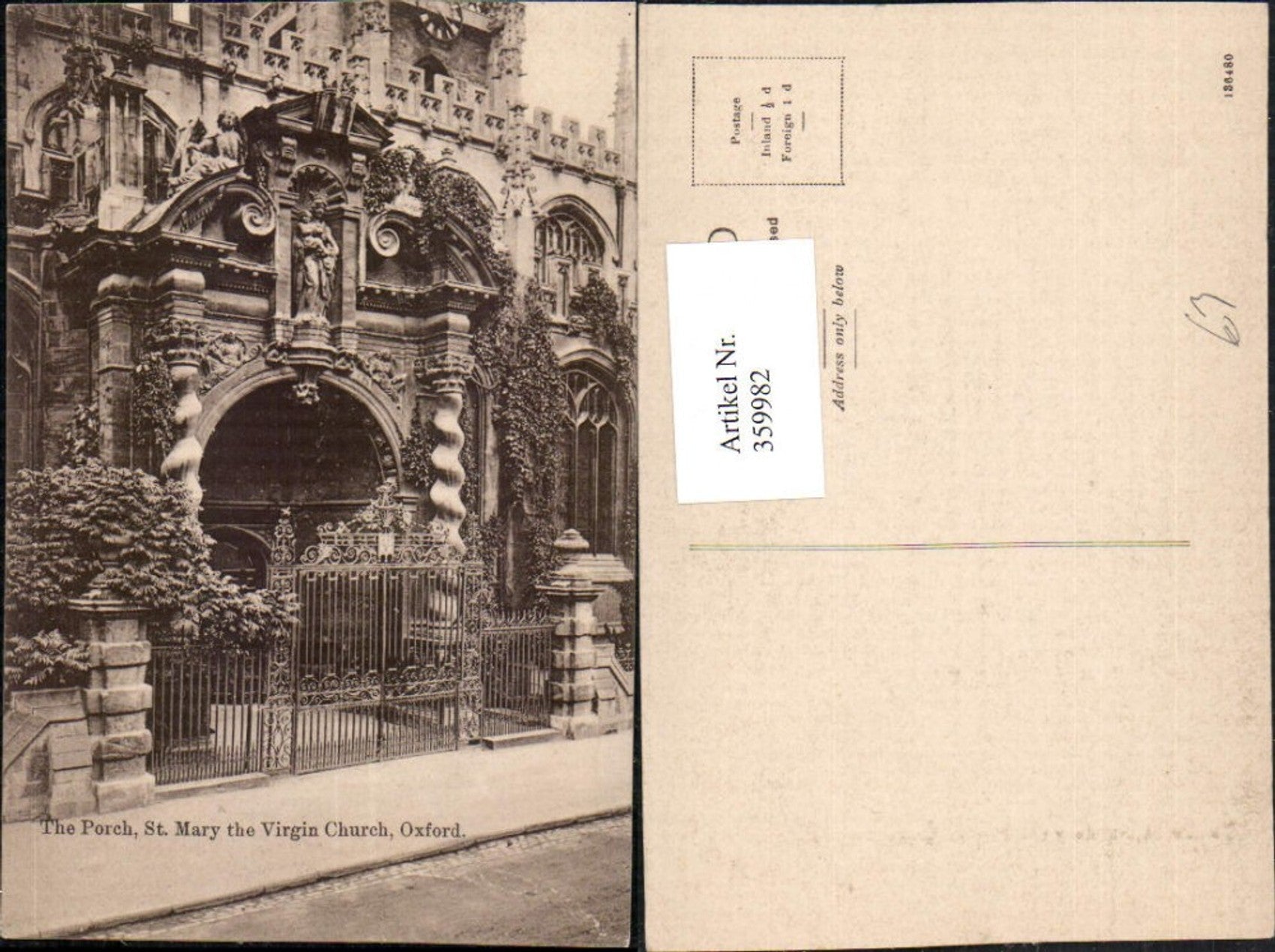 Alte Ansichtskarte – Old Postcard