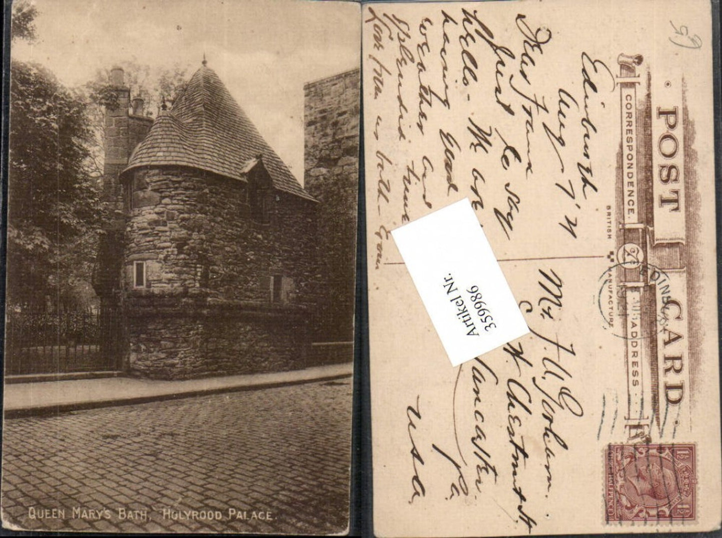 Alte Ansichtskarte – Old Postcard