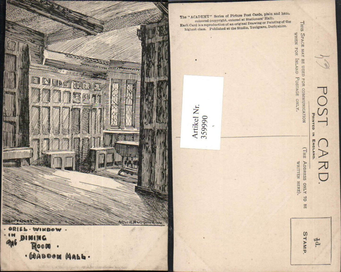 Alte Ansichtskarte – Old Postcard