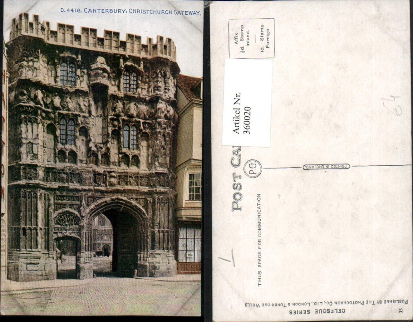 Alte Ansichtskarte – Old Postcard