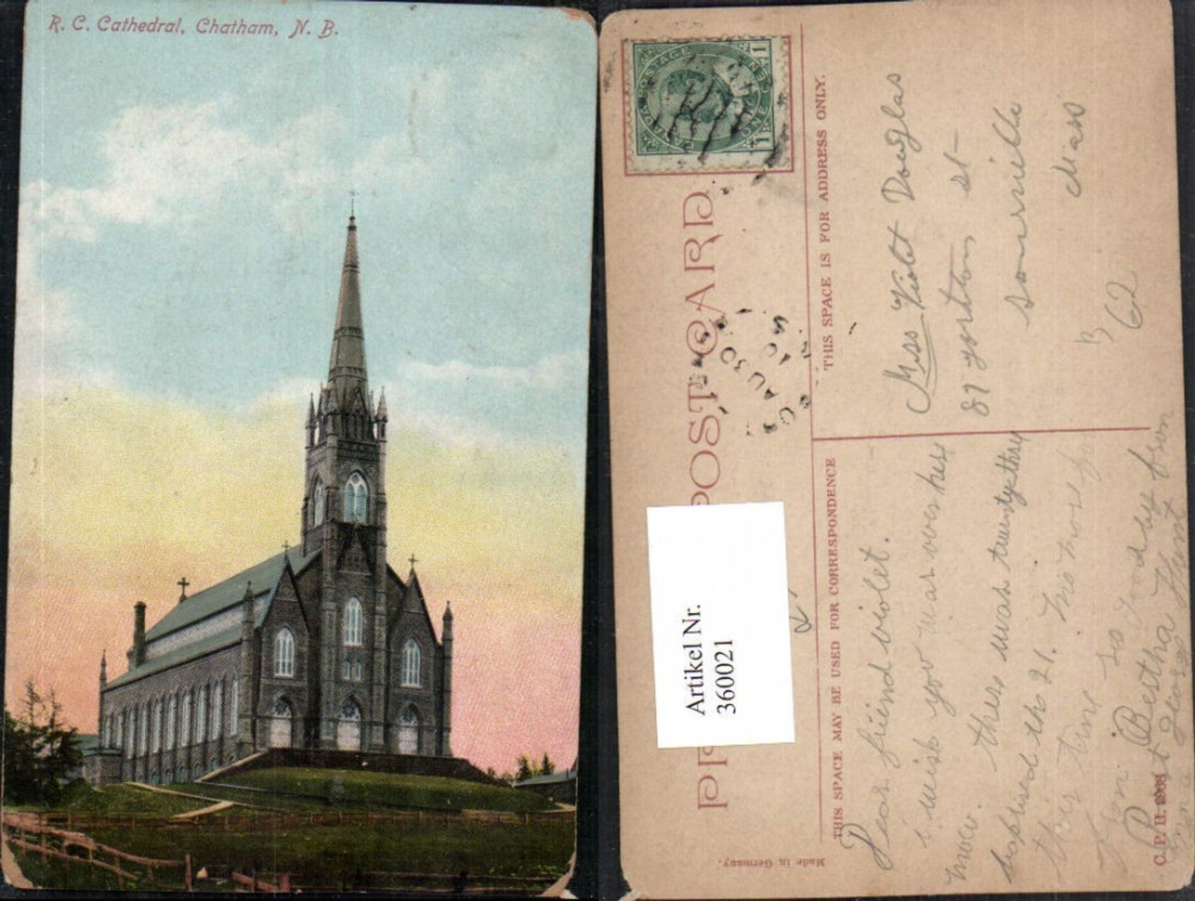 Alte Ansichtskarte – Old Postcard