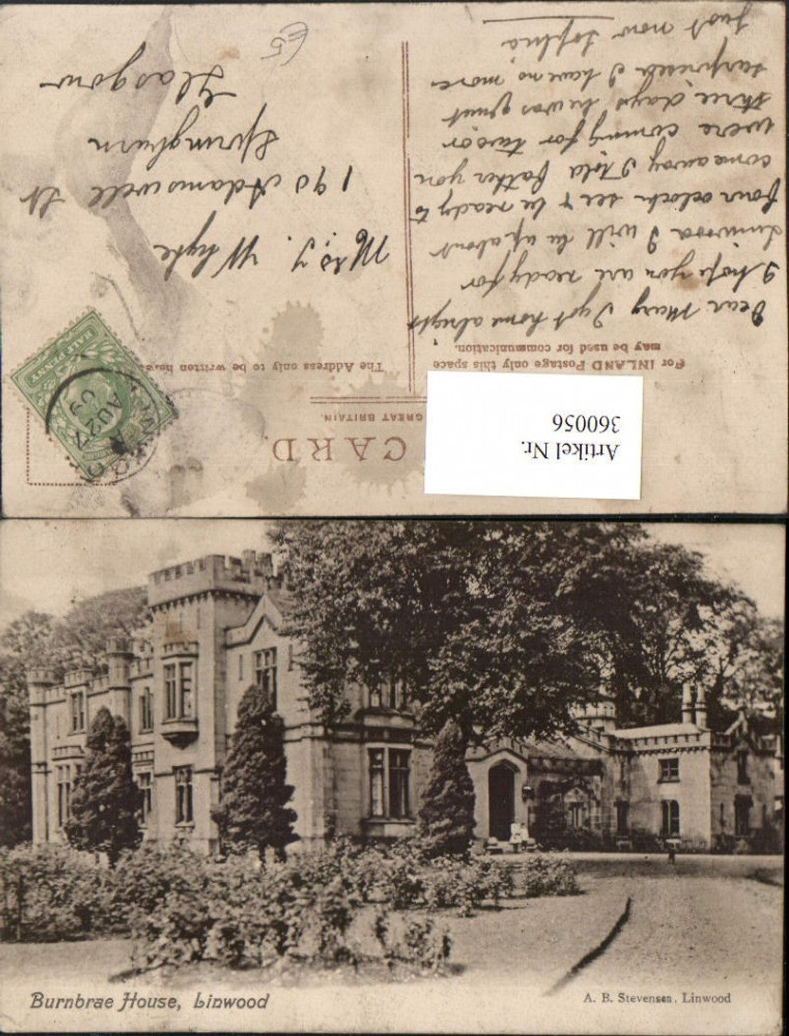 Alte Ansichtskarte – Old Postcard