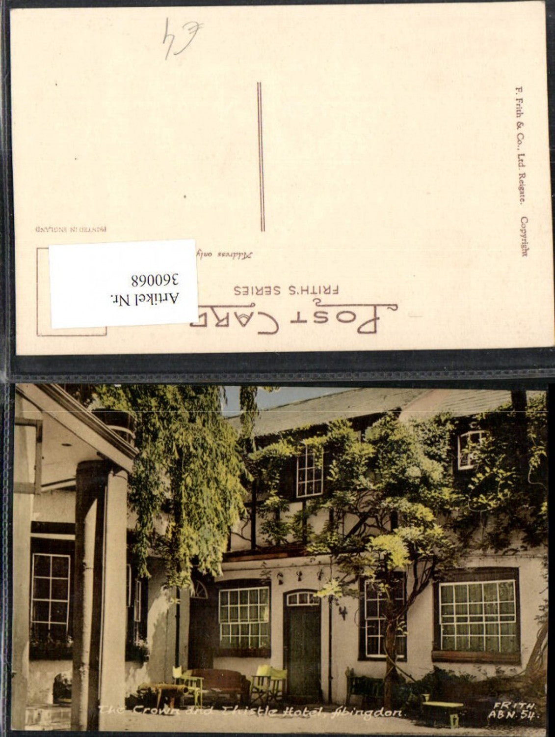 Alte Ansichtskarte – Old Postcard