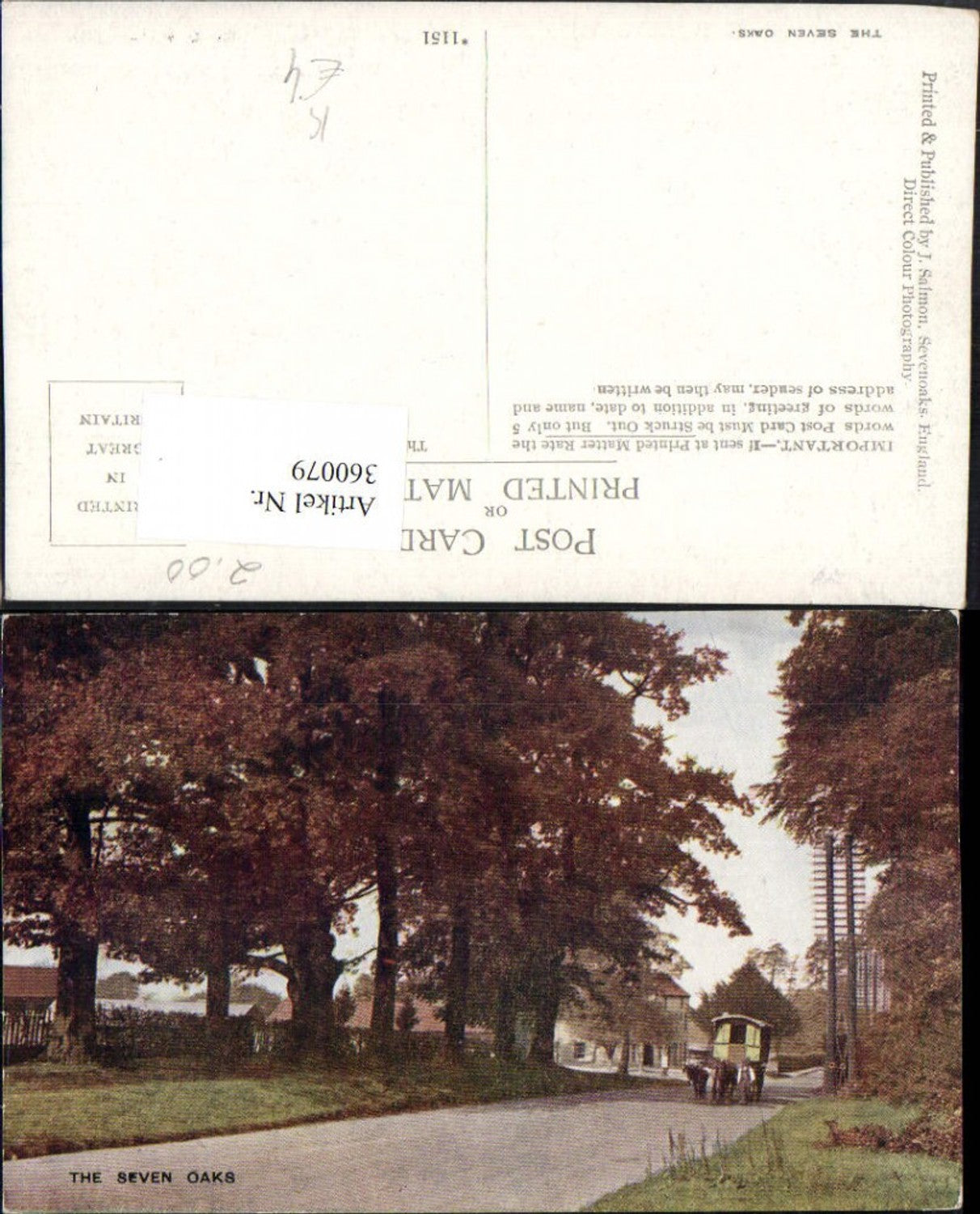 Alte Ansichtskarte – Old Postcard