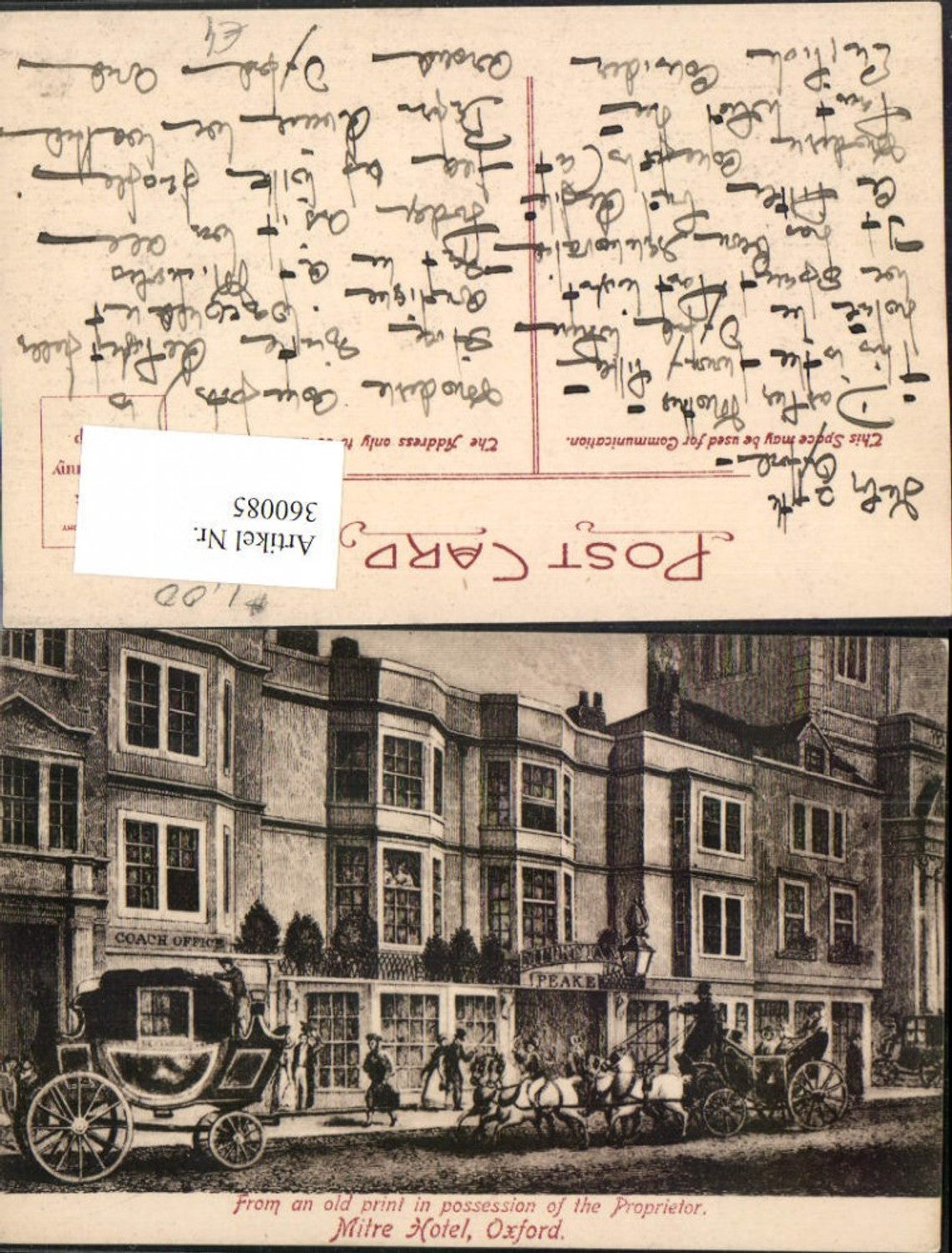 Alte Ansichtskarte – Old Postcard