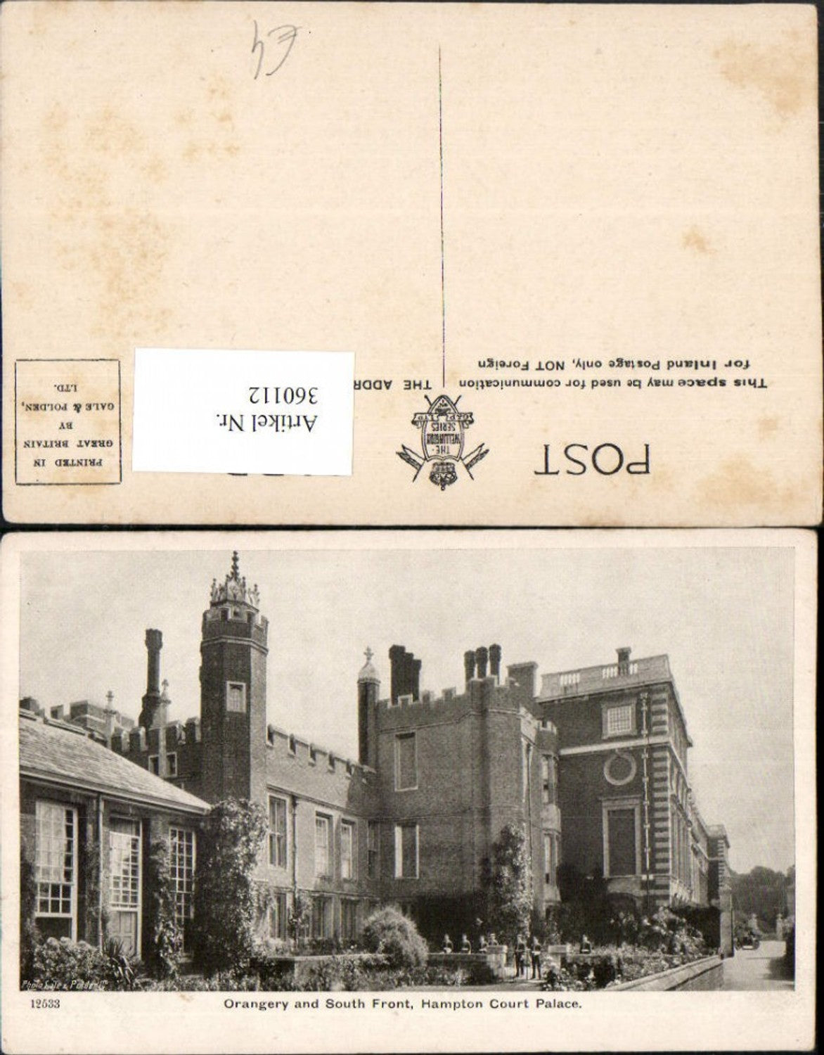 Alte Ansichtskarte – Old Postcard