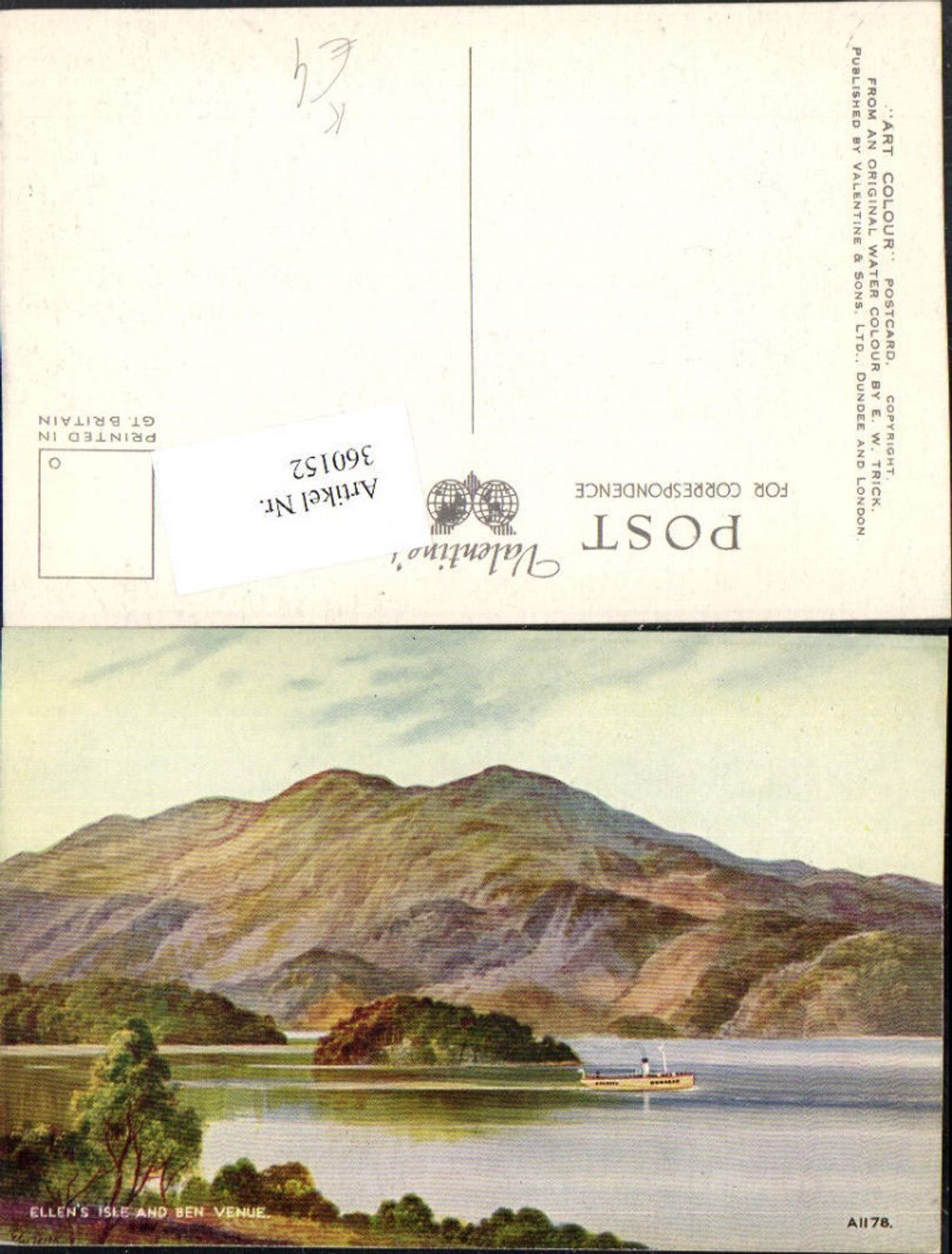 Alte Ansichtskarte – Old Postcard
