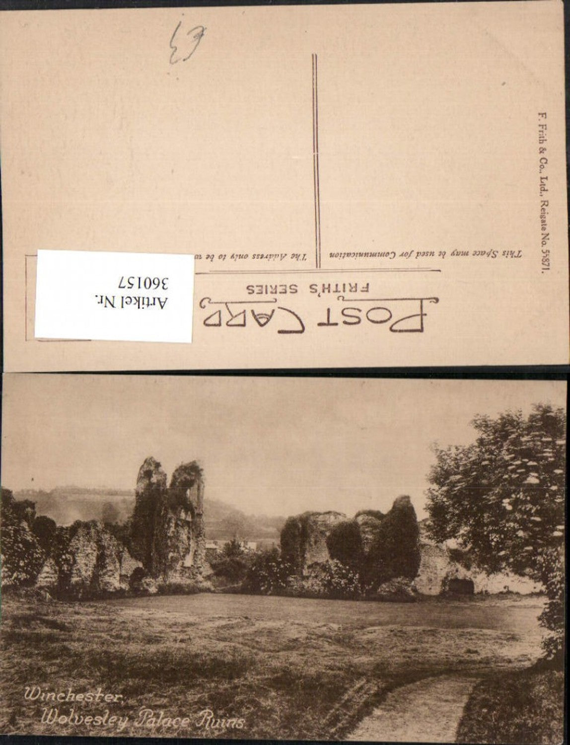 Alte Ansichtskarte – Old Postcard